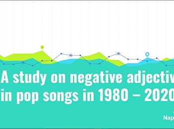 A study on negative adjective words in
pop songs in 1980 – 2020