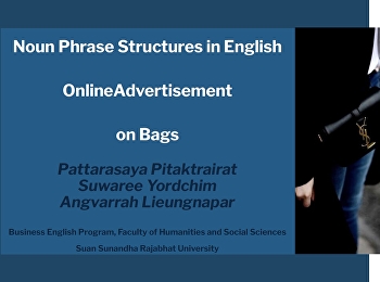 Noun Phrase Structures in English
OnlineAdvertisement on Bags